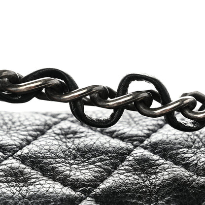 Chanel Grained Calfskin Quilted XXL Travel Flap Bag Black 11 of 12