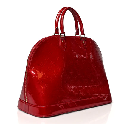Louis Vuitton Vernis Alma GM Pomme D'Amour 3 of 15
