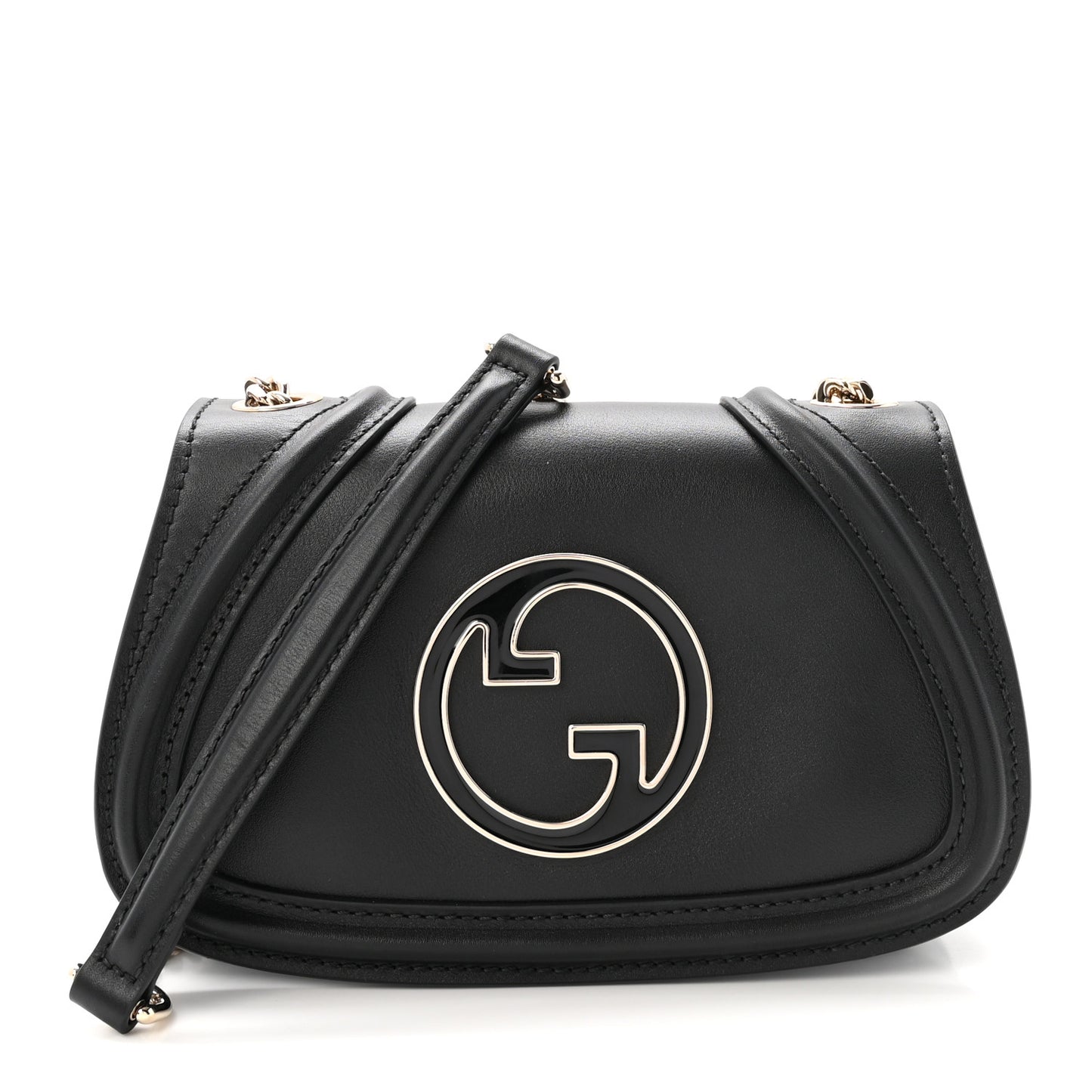 Calfskin Blondie Small Shoulder Bag Black