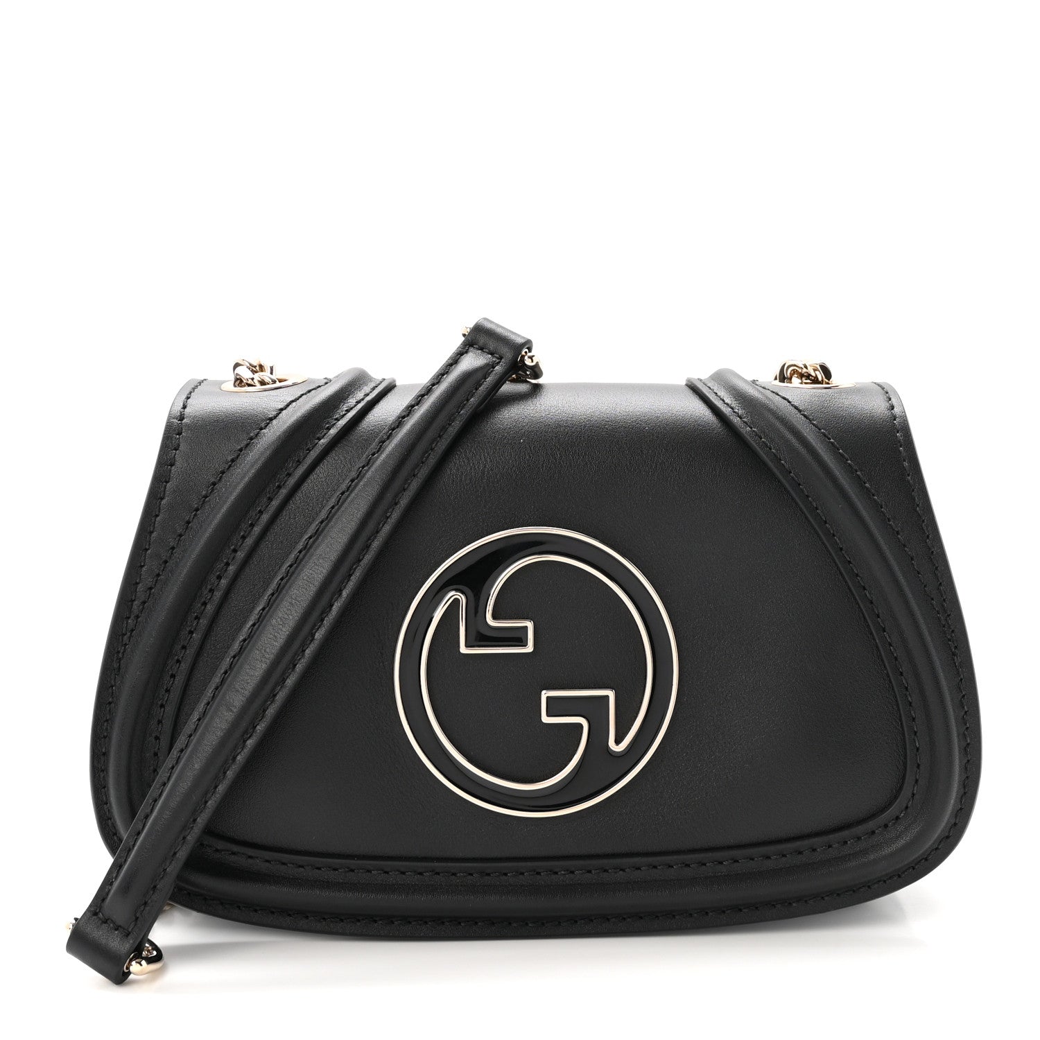 Gucci Calfskin Blondie Small Shoulder Bag Black 1 of 10