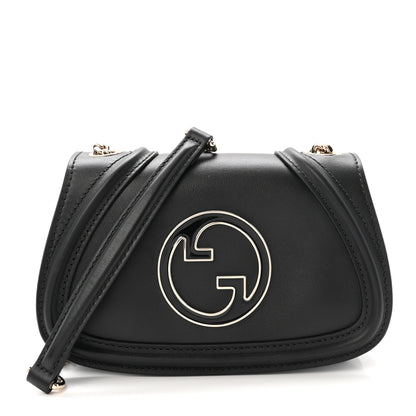 Gucci Calfskin Blondie Small Shoulder Bag Black 1 of 10