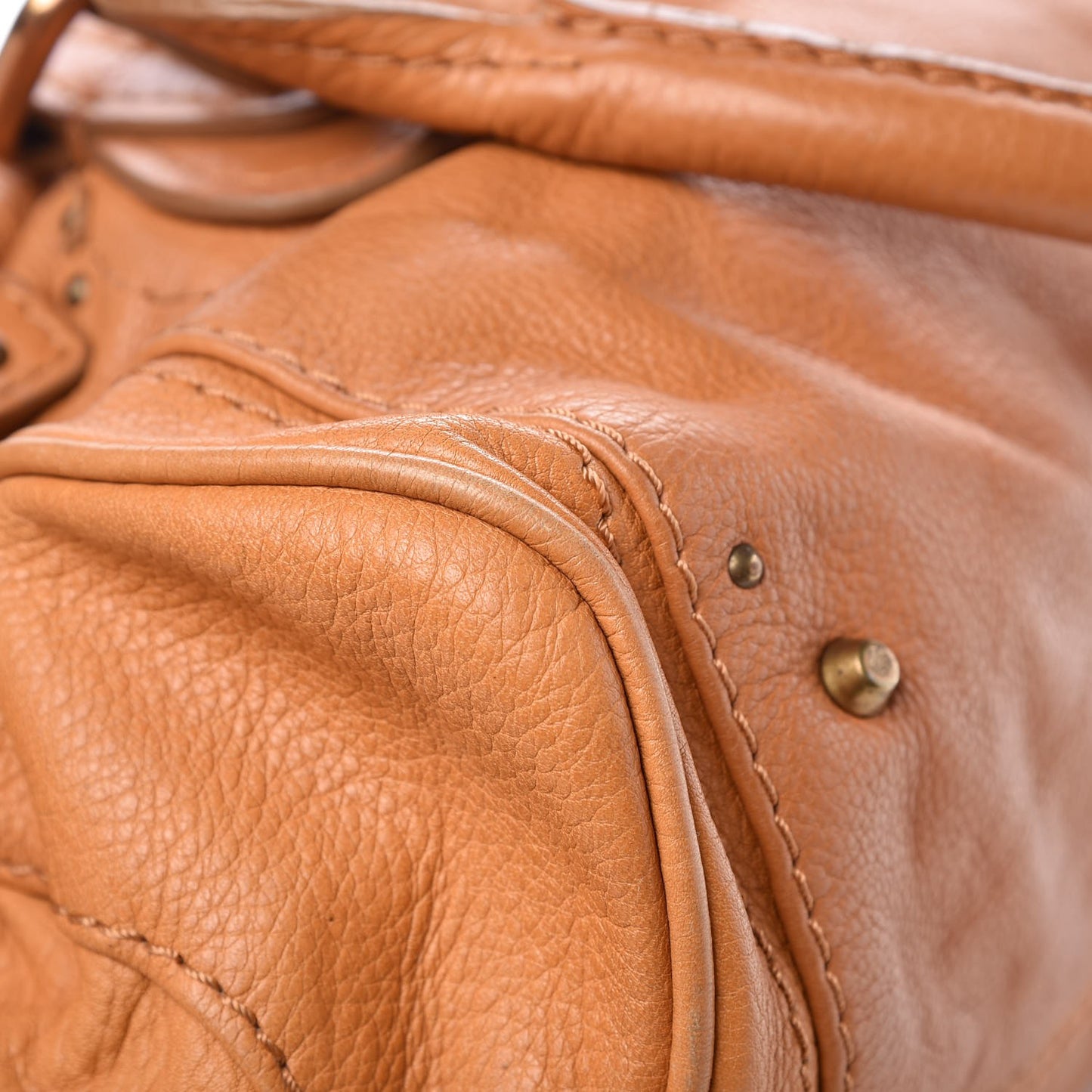 Calfskin Medium Paddington Satchel Nut