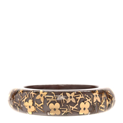 Louis Vuitton Resin Swarovski Medium Inclusion Bracelet GM Praline 3 of 5