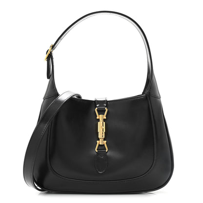 Gucci Boarded Dyana Lux Calfskin Small Jackie 1961 Hobo Black 1 of 10
