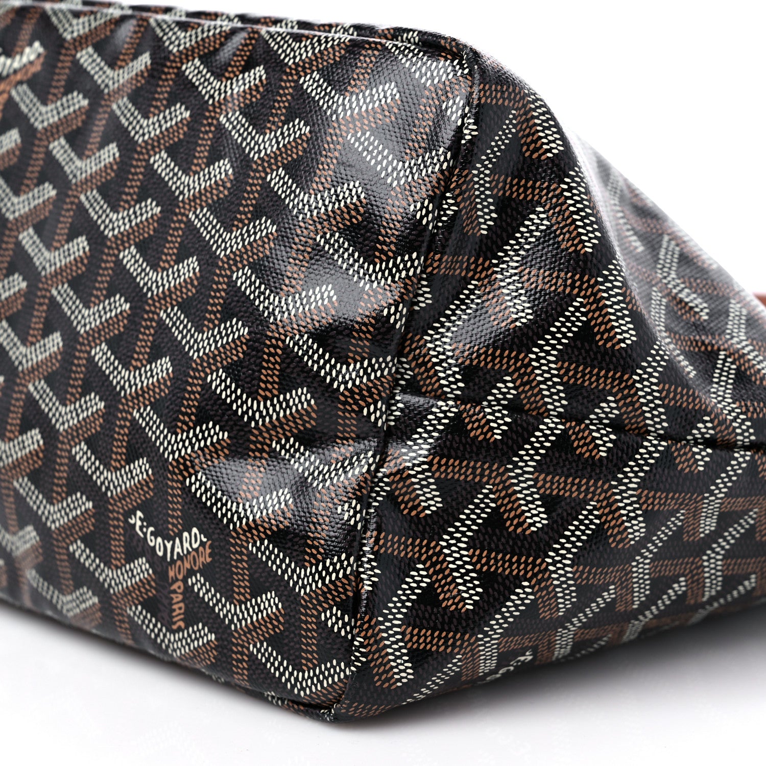 Goyard Goyardine Saint Louis PM Black Gold 9 of 9