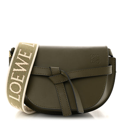 Loewe Calfskin Jacquard Mini Gate Dual Bag Autumn Green 1 of 10