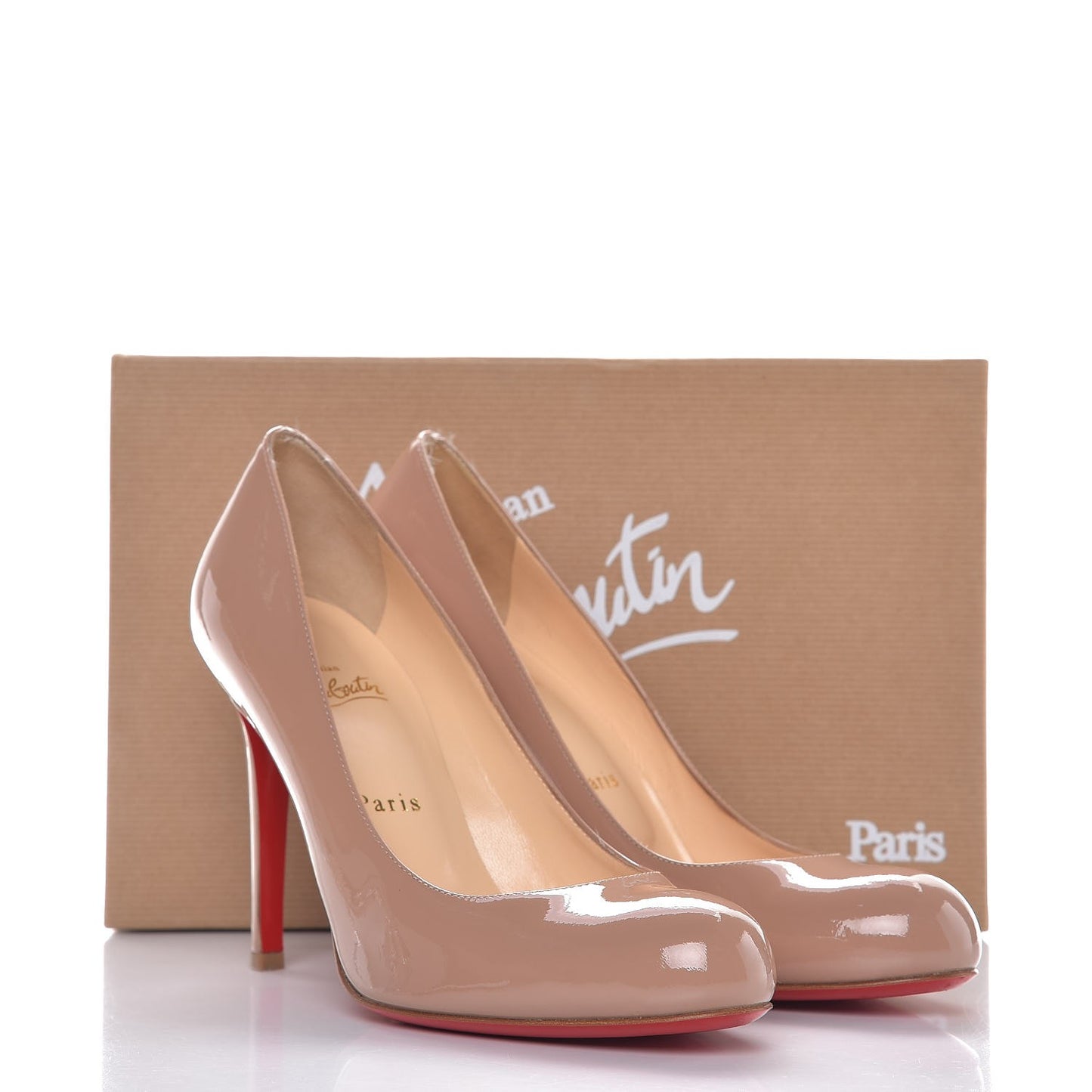 Patent Simple 100 Pumps 39.5 Nude