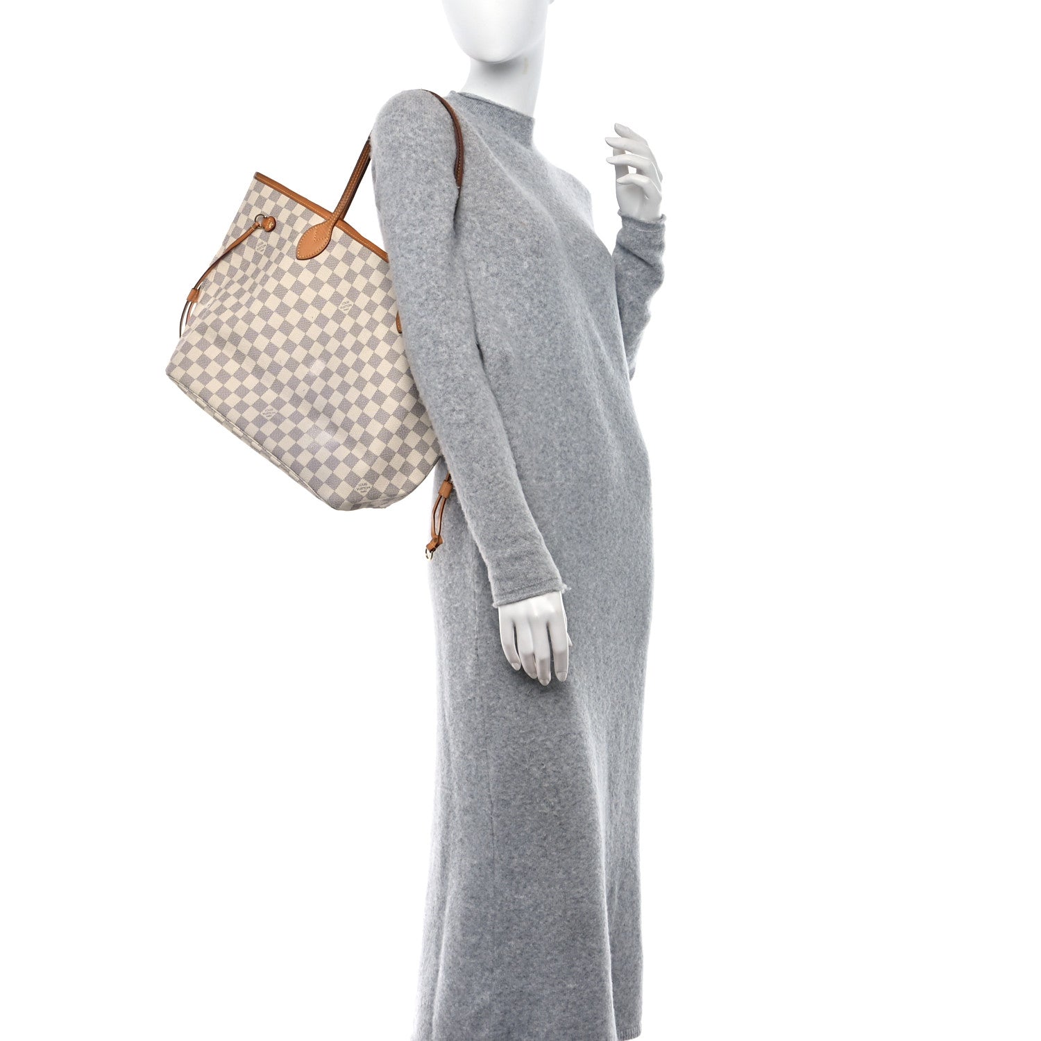 Louis Vuitton Damier Azur Neverfull MM 2 of 12