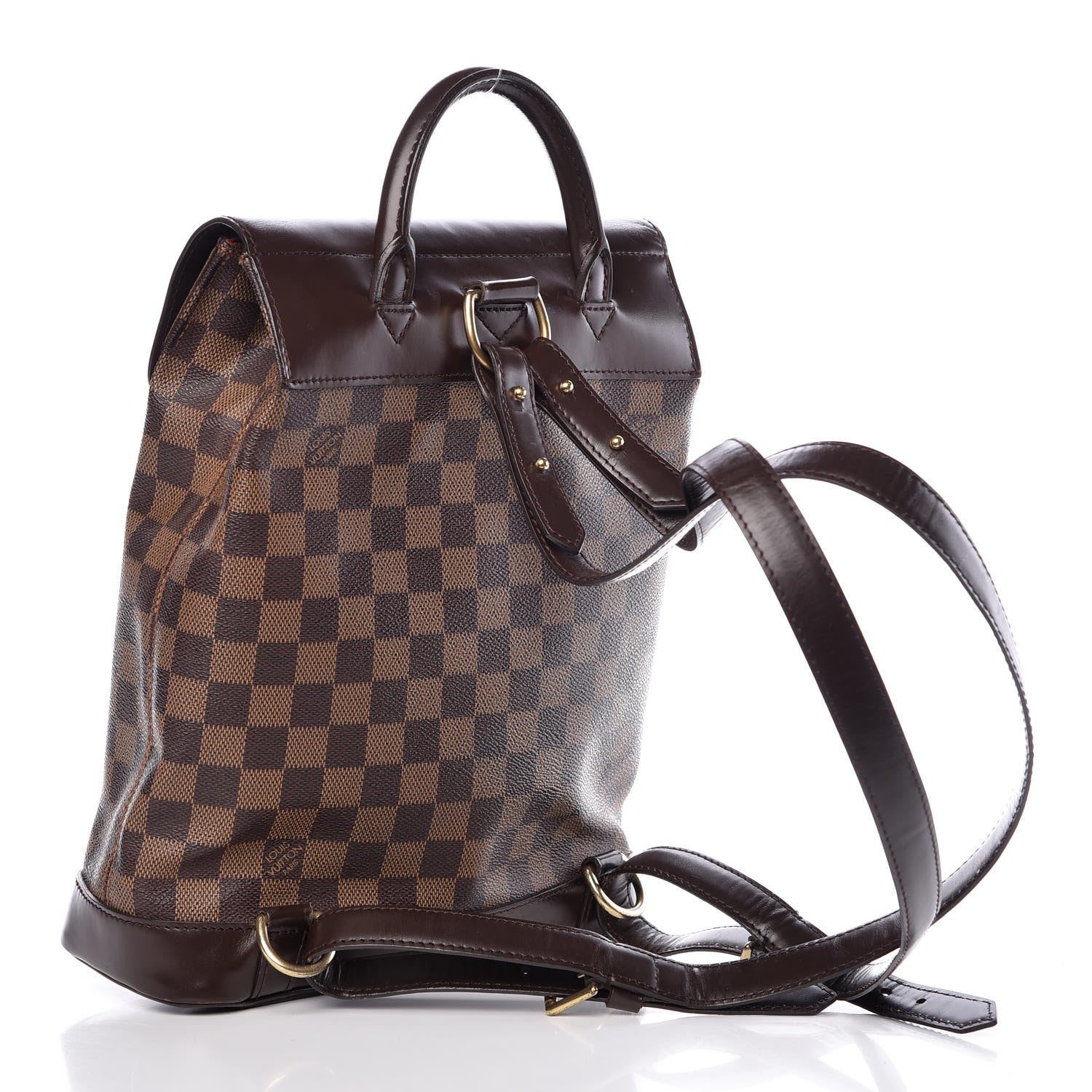 Louis Vuitton Damier Ebene Soho Backpack 3 of 20