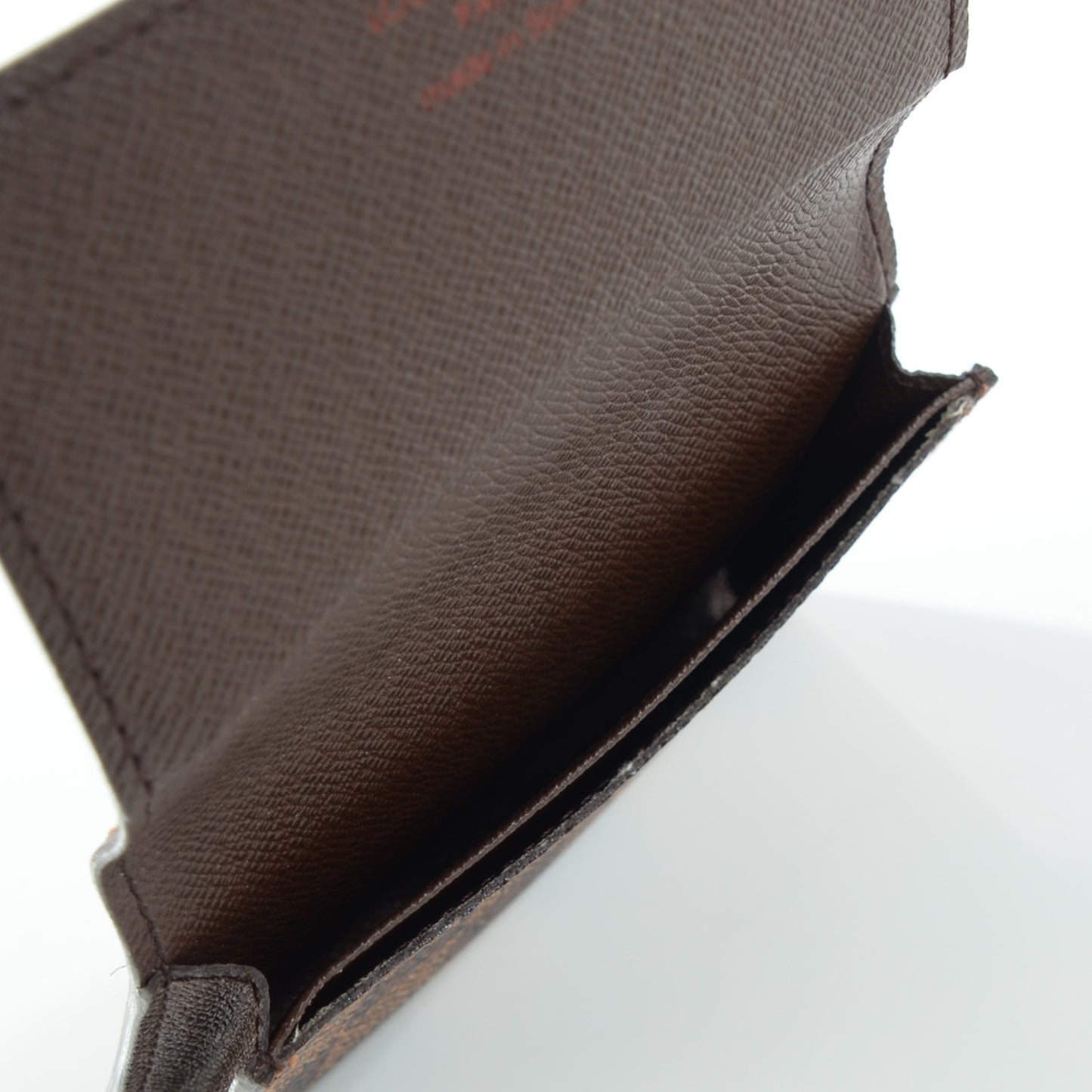 Damier Ebene Business Card Holder