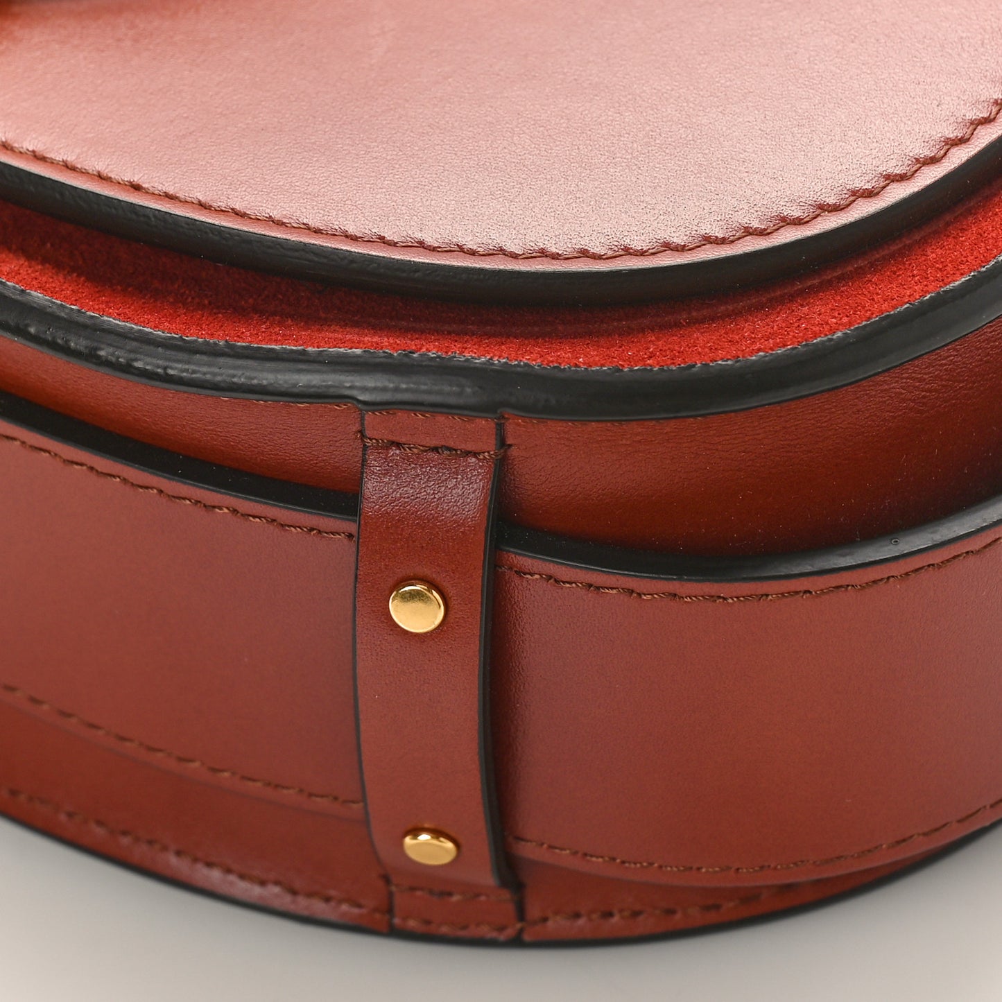 Calfskin Small Tess Bag Sepia Brown
