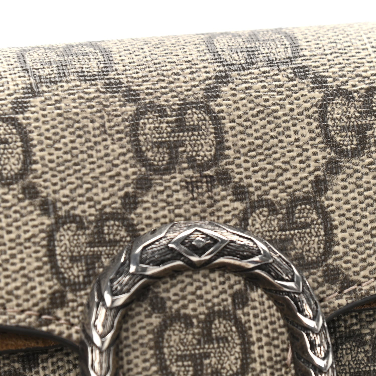 Gucci GG Supreme Monogram Super Mini Dionysus Shoulder Bag Taupe 7 of 9