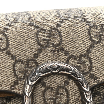 Gucci GG Supreme Monogram Super Mini Dionysus Shoulder Bag Taupe 7 of 9