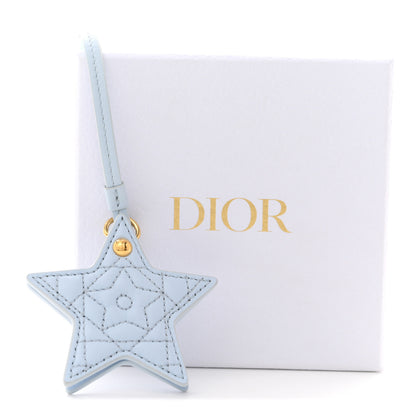 Christian Dior Lambskin Cannage Star Charm Mirror Blue 5 of 5