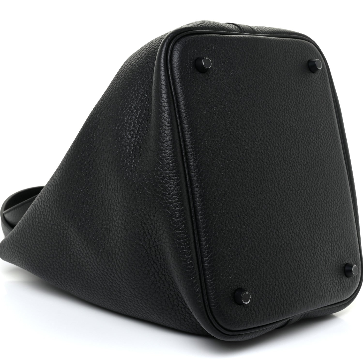 Hermes Taurillon Clemence Monochrome Picotin Lock 18 PM Black 8 of 11