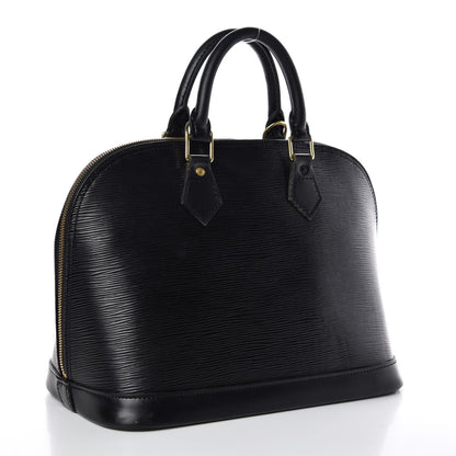 Louis Vuitton Epi Alma PM Black 3 of 18