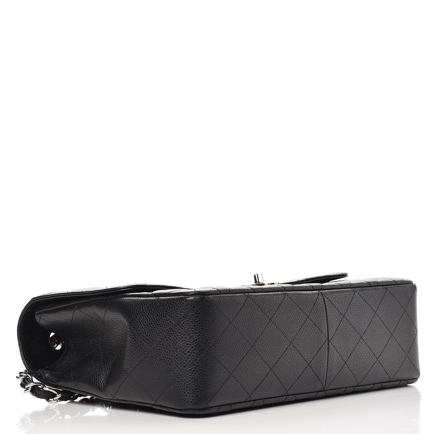 Caviar Quilted Jumbo Single Flap Black