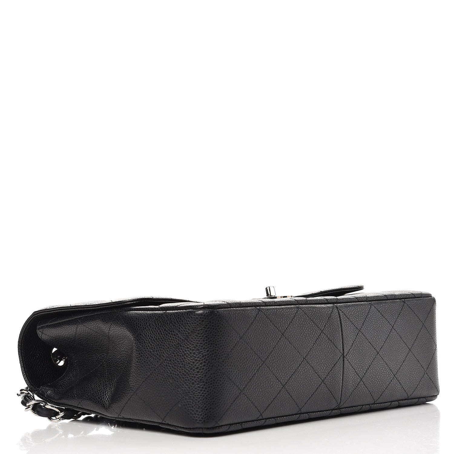 Chanel Caviar Quilted Jumbo Single Flap Black 6 of 10