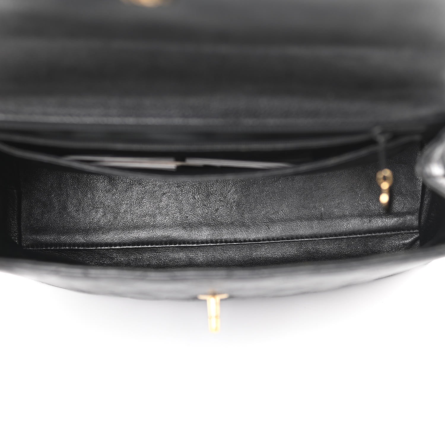 Chanel Caviar Quilted Jumbo Kelly Flap Black 5 of 14