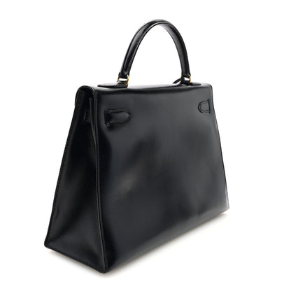 Hermes Box Kelly Sellier 32 Black 3 of 11