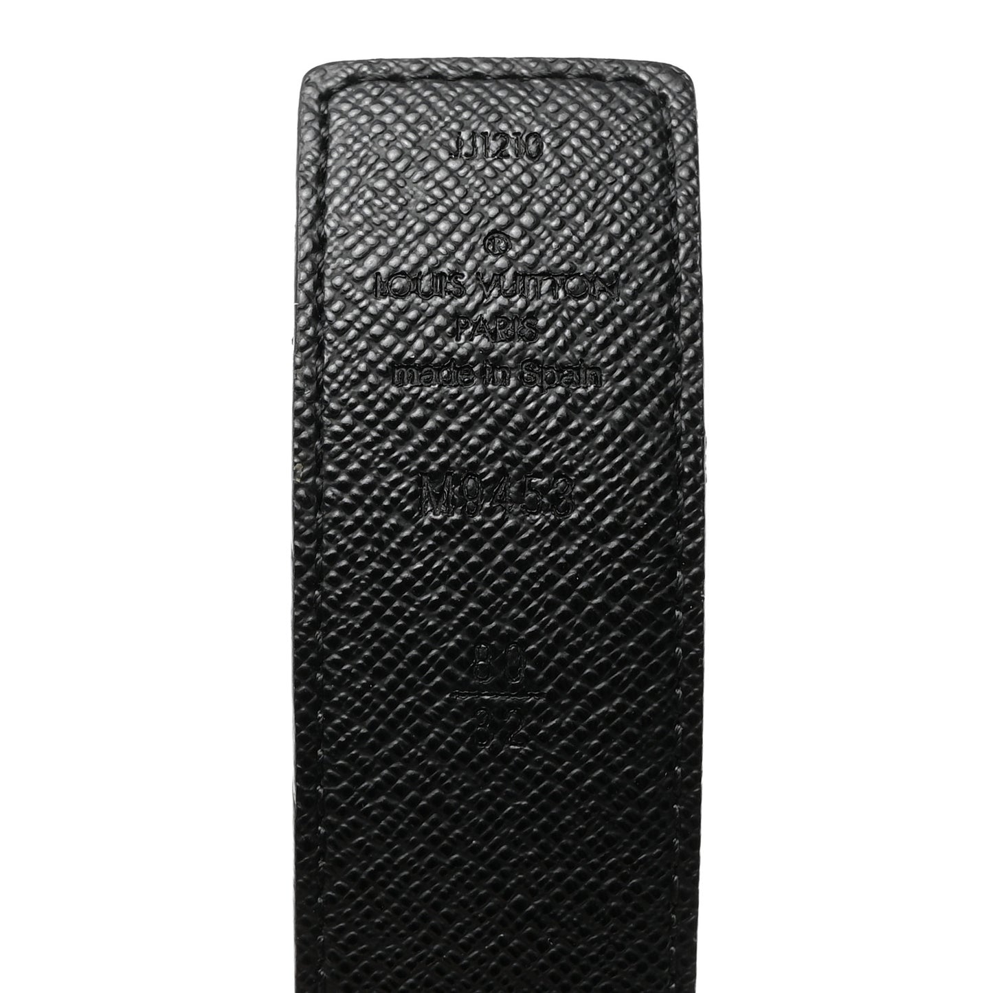 Calfskin Monogram 30mm LV Initiales Reversible Belt 80/32 Black