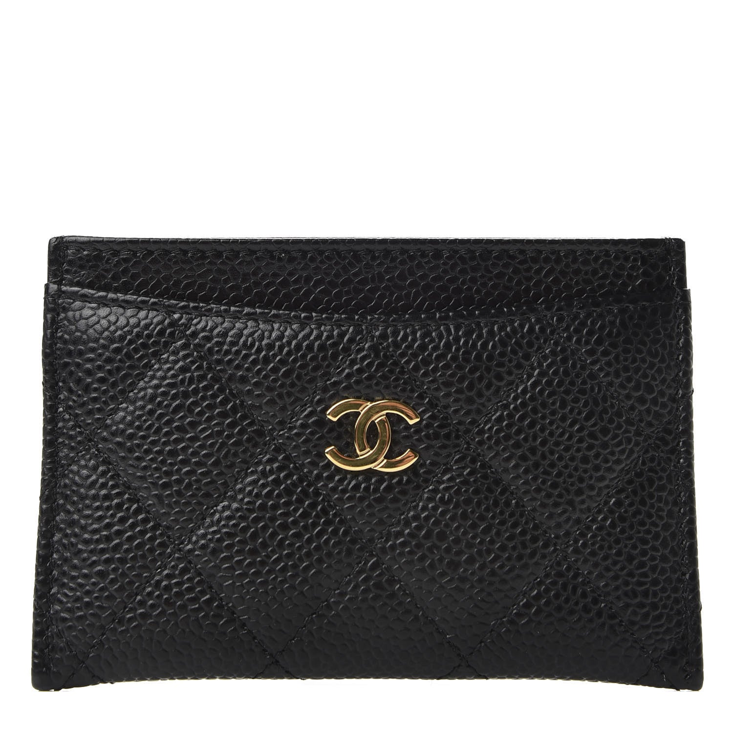 Chanel Caviar Quilted Card Holder Black 1 of 9