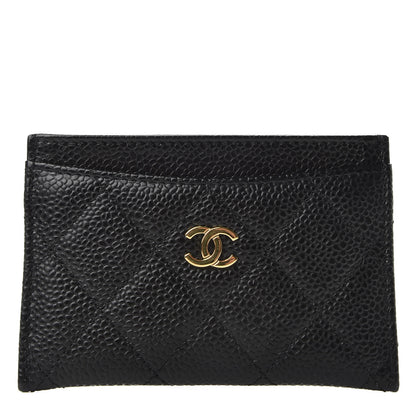 Chanel Caviar Quilted Card Holder Black 1 of 9