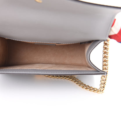 Gucci Calfskin Mini Sylvie Chain Shoulder Bag Deep Grey 5 of 10