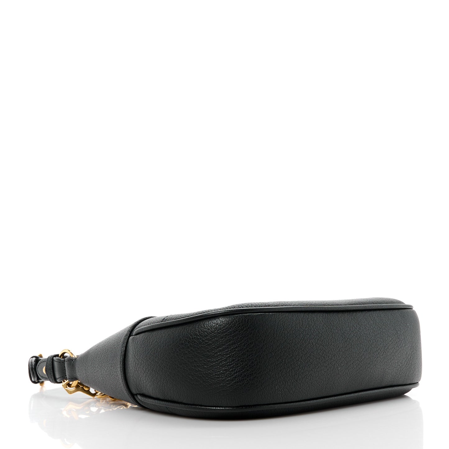 Goatskin Small Aphrodite Shoulder Bag Black