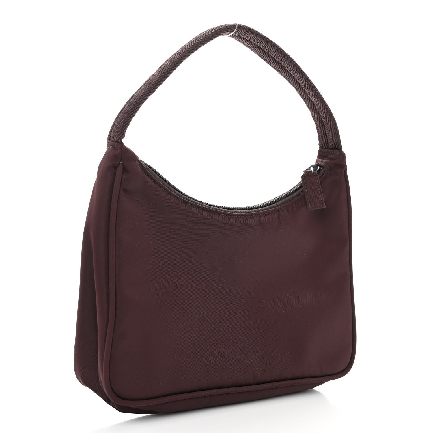 Prada Nylon Vela Shoulder Bag Granato 3 of 9