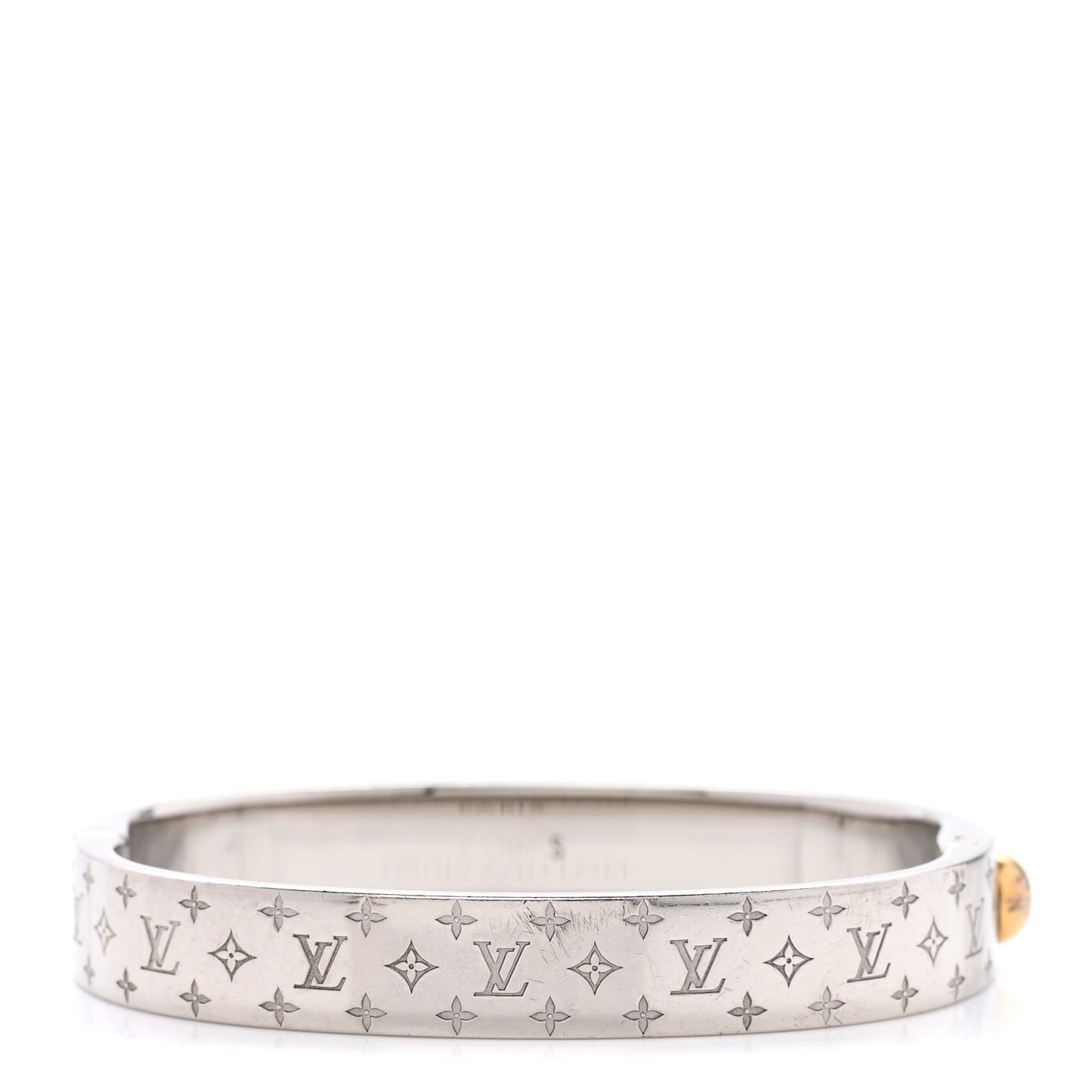 Palladium Monogram Nanogram Cuff S
