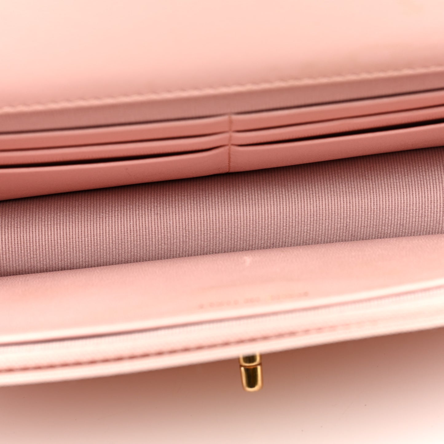 Lambskin Quilted CC Camellia Crush Wallet on Chain WOC Pink