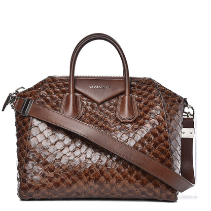 Givenchy Calfskin Pirarucu Large Antigona Brown 1 of 20