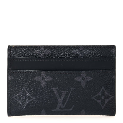 Louis Vuitton Monogram Eclipse Porte-Cartes Double Card Holder 1 of 6