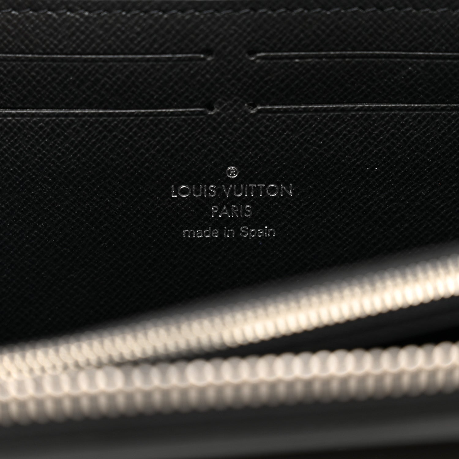 Louis Vuitton Epi Clemence Wallet Black 6 of 7