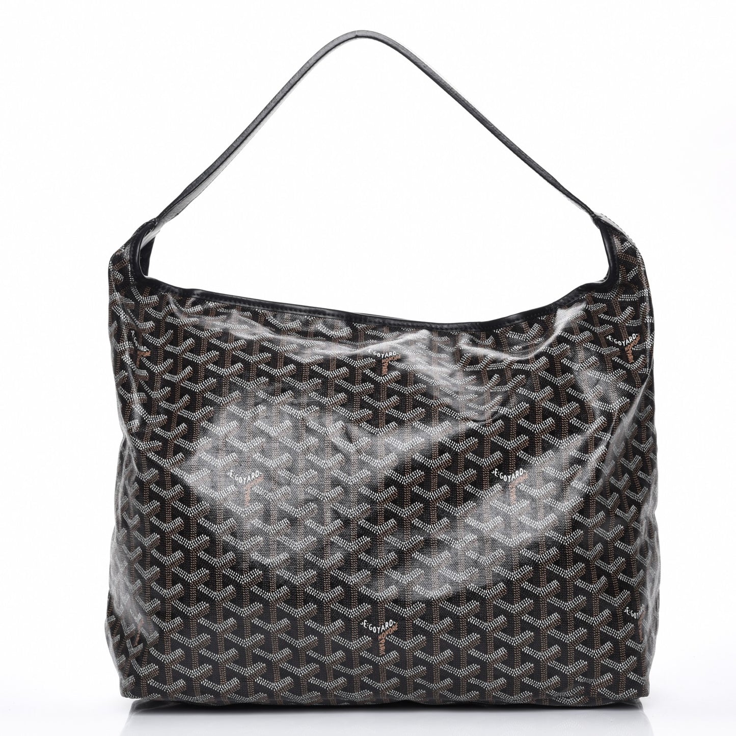 Goyardine Fidji Zip Hobo Black
