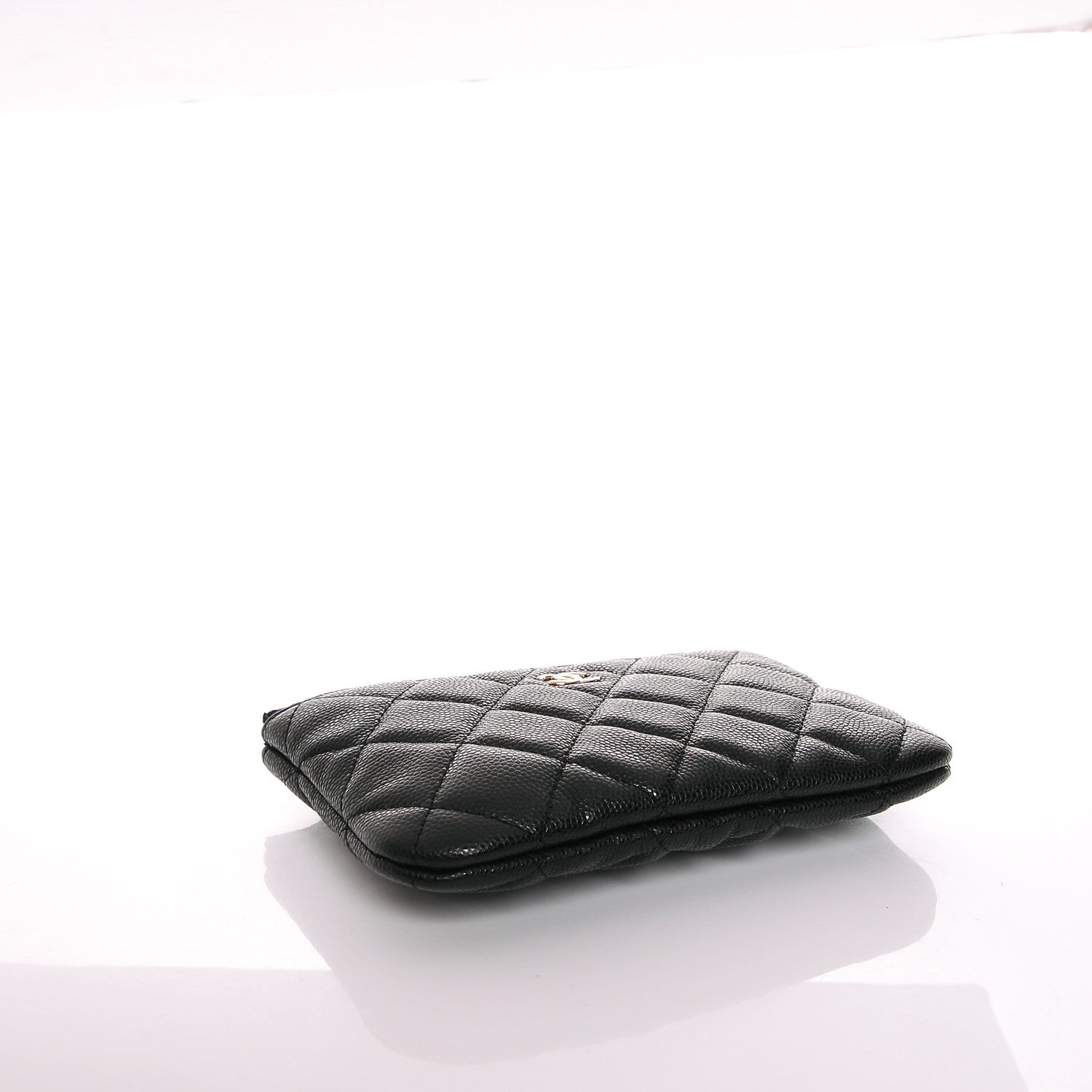 Chanel Caviar Quilted Small Cosmetic Case Black 4 of 7