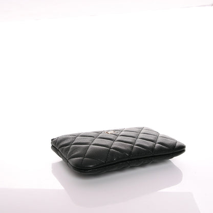 Chanel Caviar Quilted Small Cosmetic Case Black 4 of 7