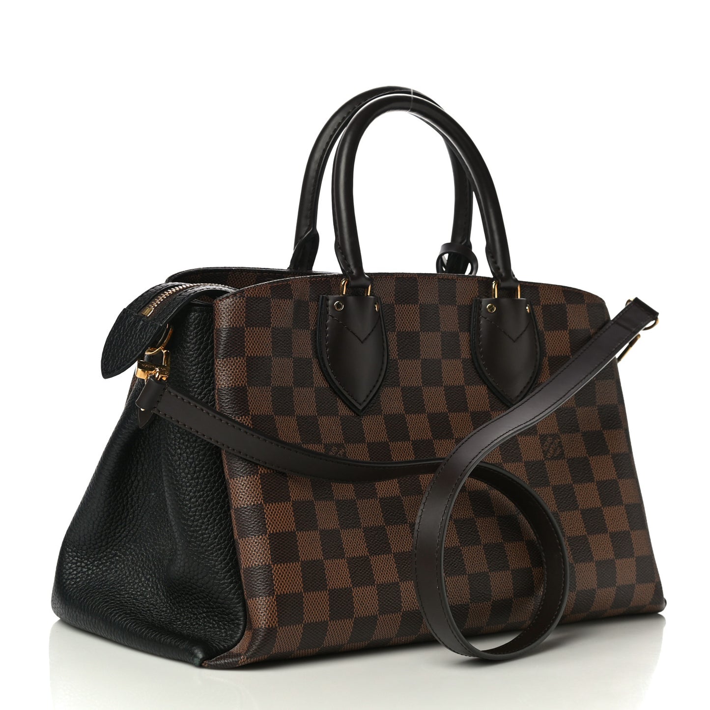 Cuir Taurillon Damier Ebene Normandy Black