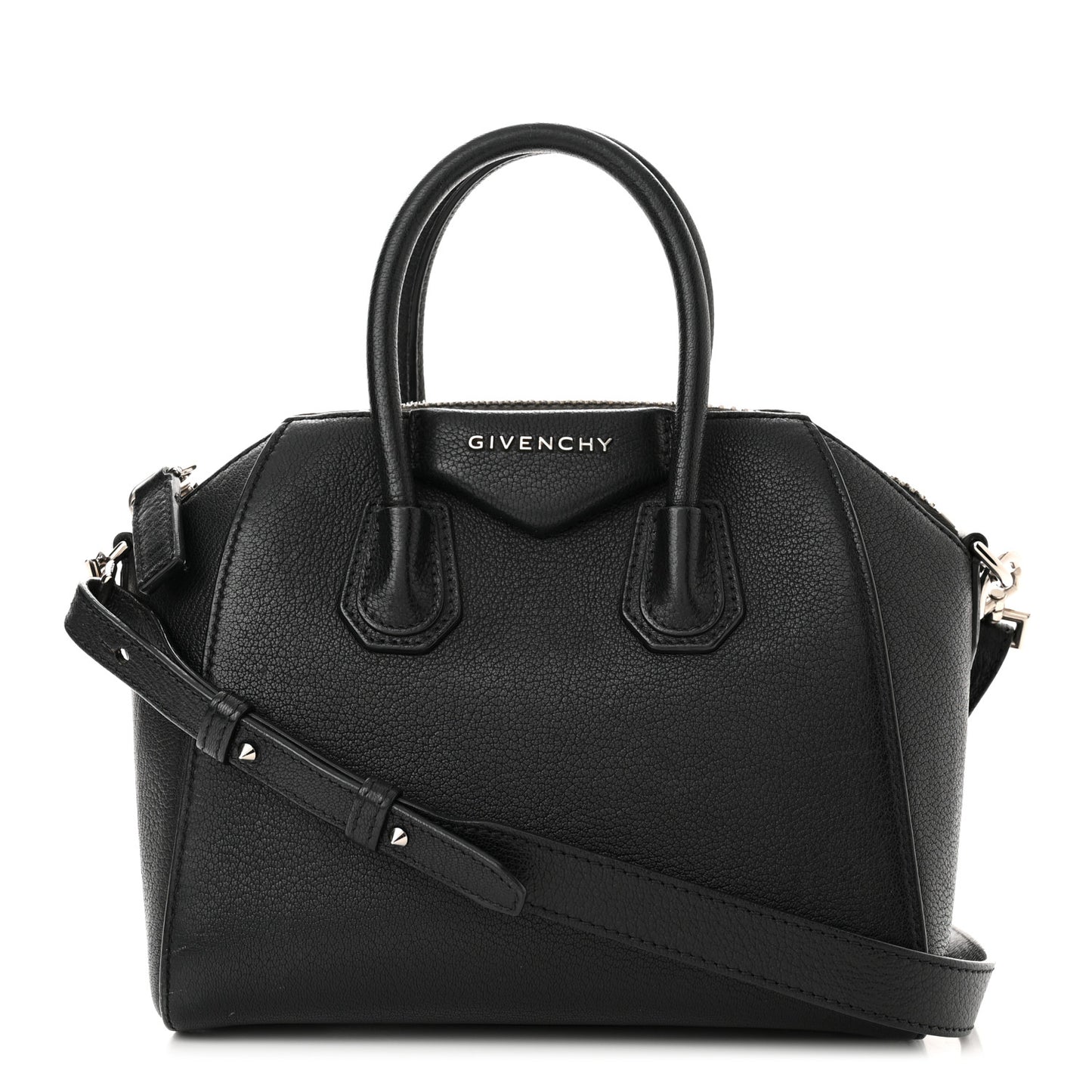 Sugar Goatskin Mini Antigona Black