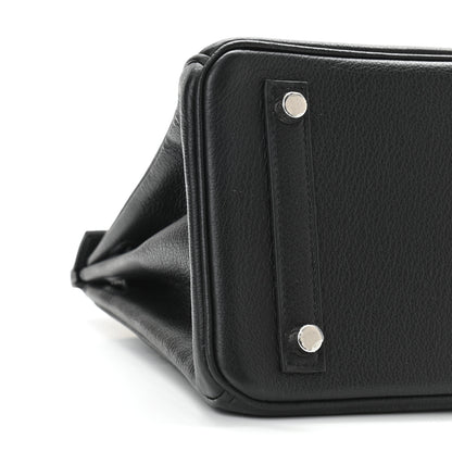 Hermes Taurillon Novillo Birkin 25 Black 8 of 10