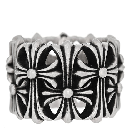 Chrome Hearts Sterling Silver Cemetery Cross Ring 61 9.5 3 of 7
