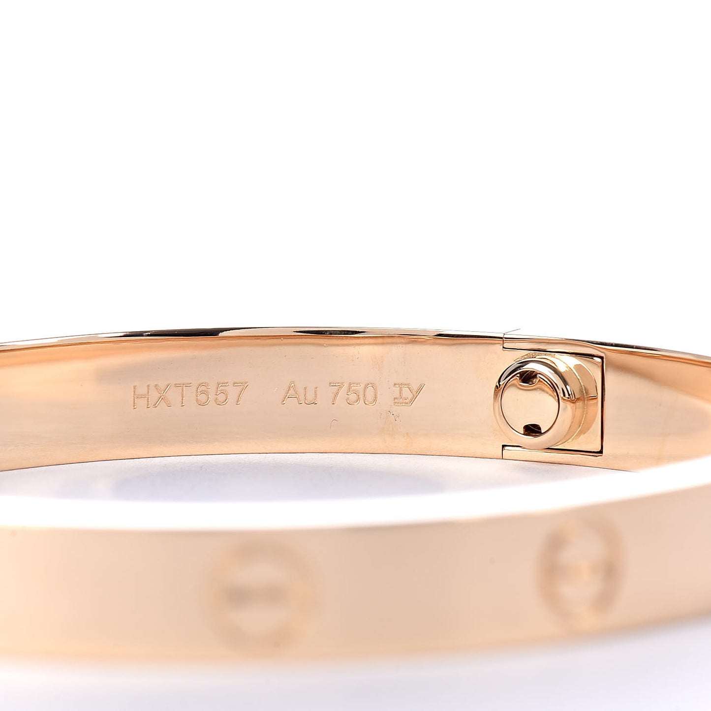 18K Yellow Gold LOVE Bracelet 17