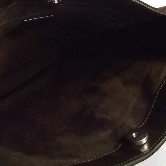 Suede Shoulder Bag Brown