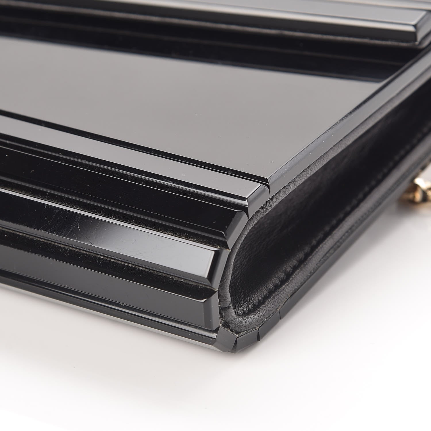 Jimmy Choo Acrylic Candy Clutch Black 6 of 8
