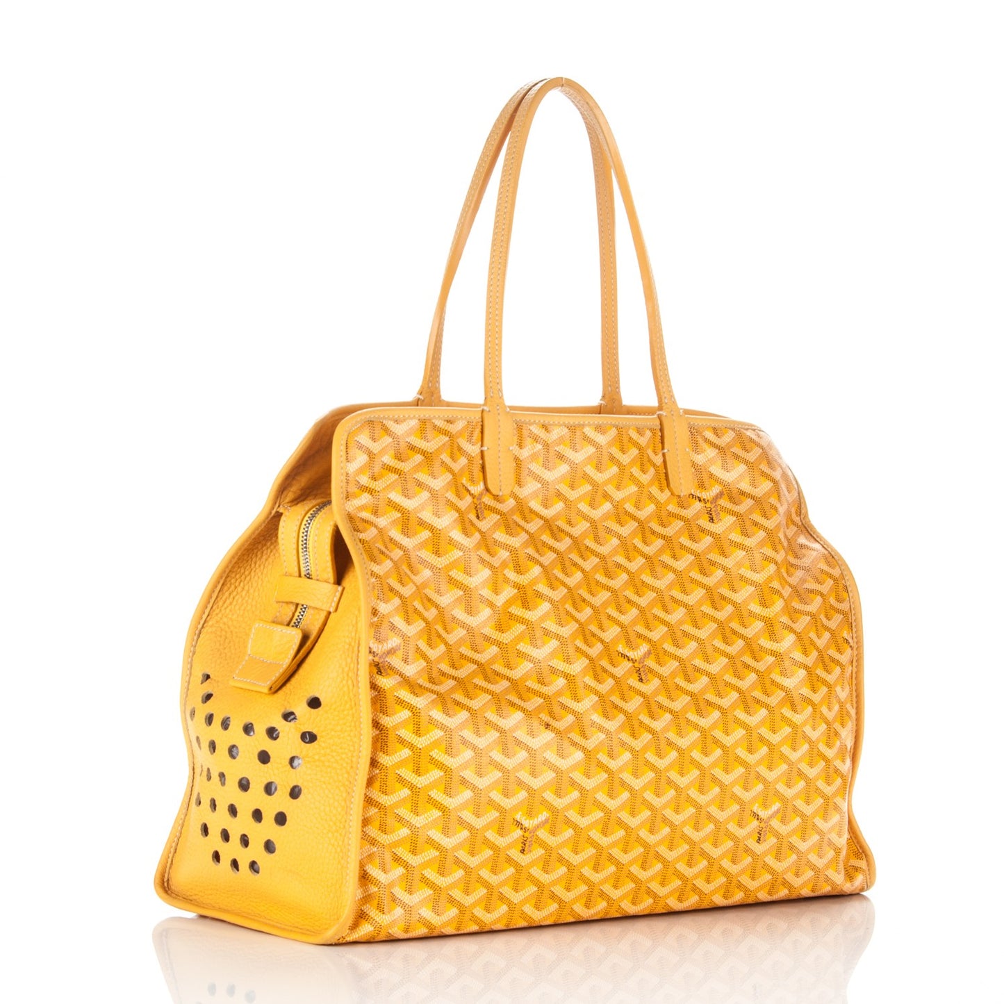 Goyardine Sac Hardy Pet Carrier PM Yellow