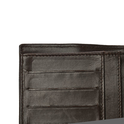 Chanel Lambskin Quilted Large Flap Wallet Dark Brown 23 of 30