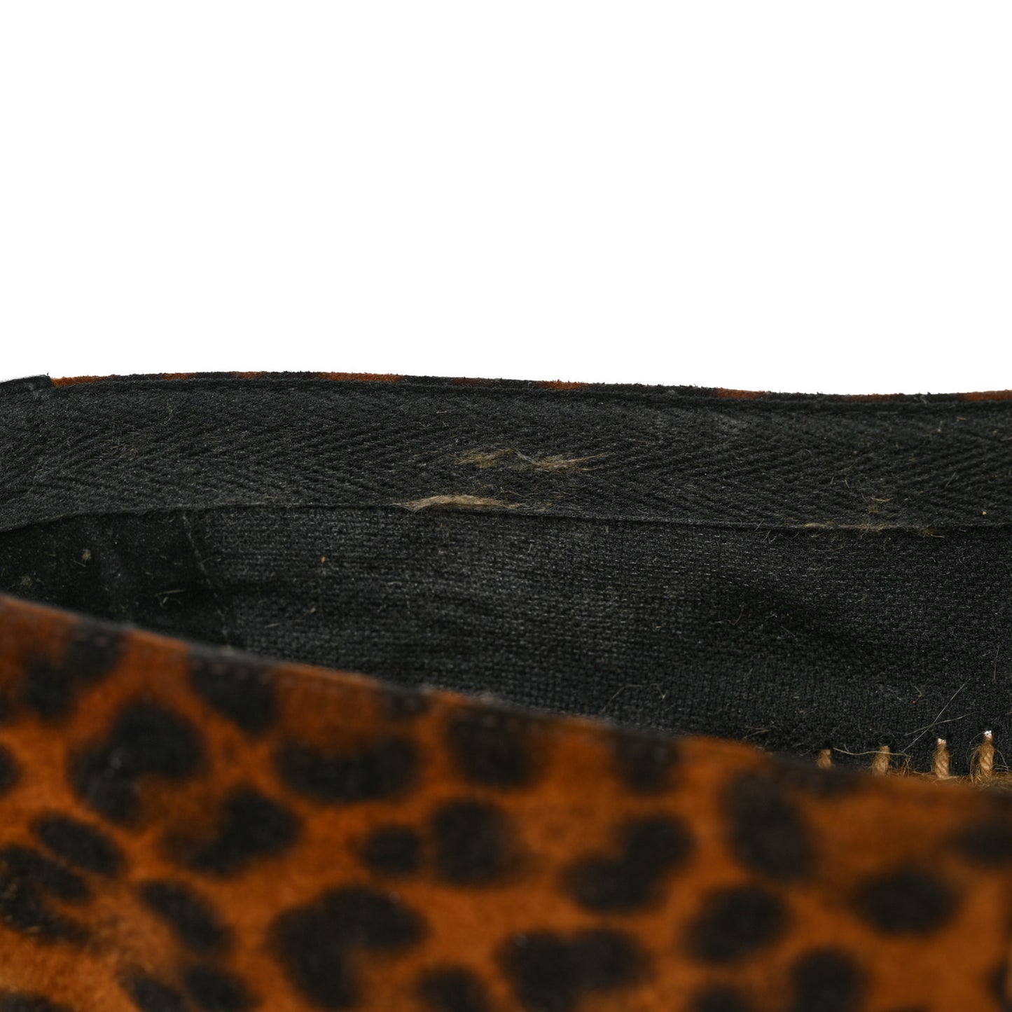 Suede Leopard Print Espadrilles 39