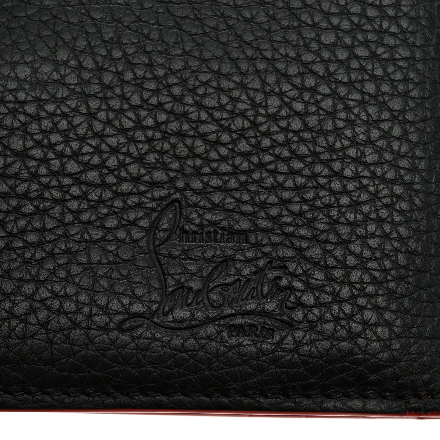 Calfskin Spiked Paros Wallet Black