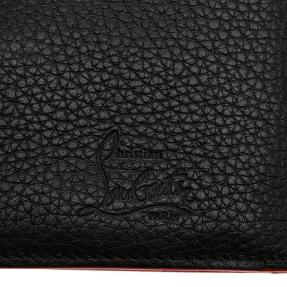 Christian Louboutin Calfskin Spiked Paros Wallet Black 7 of 7